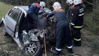 В Киржачском районе 2 человека погибли в ДТП с иномаркой и КамАЗом