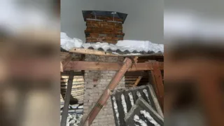 В Кольчугино провели капремонт рухнувшей крыши 3-этажного дома