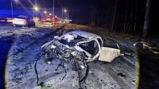 В аварии с опорой ЛЭП в Петушинском районе пострадали 3 человека