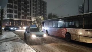 Во Владимире столкнулись автобус и 2 машины