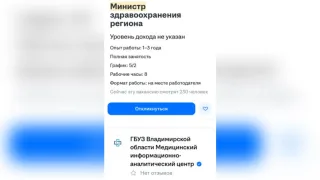 Во Владимирской  области министра здравоохранения ищут по объявлению