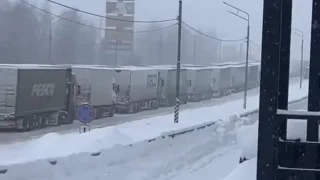 На Пекинке во Владимире выросла глухая пробка из фур