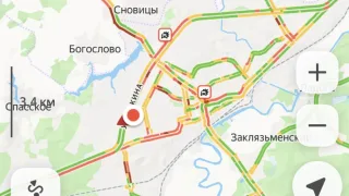 Владимир встал в пробках утром 27 января