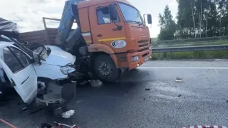 На М-7 в Собинском районе столкнулись два грузовика: есть погибшие