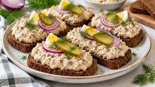 Сделала селедочную намазку с яйцом и маслом — вышла такая вкуснятина, что бутерброды с икрой стоят в сторонке