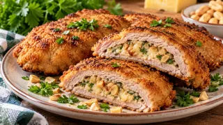 Не гуляш и не отбивные: готовлю мясные кармашки с сыром и арахисом — нежное мясо раскрывается по-новому