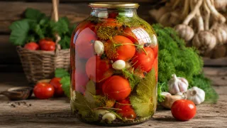 Те самые маринованные помидоры из СССР: проверенный рецепт советских столовых — хранятся годами