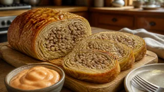 Рулет «Большой голубец»: завернула мясо в 15 капустных листьев – и в духовку, без возни