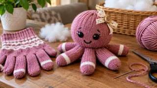 Старые перчатки не выкидываю: делаю из них милые игрушки для детей и просто для декора — дом заиграл новыми красками