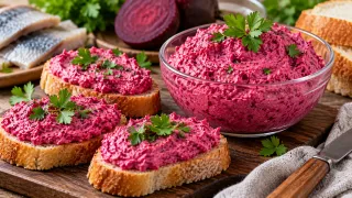 Моя коронная закуска: намазка из сельди со свеклой и плавленым сыром — затмевает привычные салаты и бутерброды
