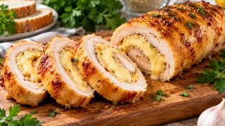 Куриный рулет с сыром готовлю вместо колбасы: нежная вкуснятина пойдет и на завтрак, и на праздничный стол, и в дорогу