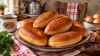 Сочные румяные пирожки с мясом прям как в детстве: секретный рецепт столовых СССР — улетают моментально