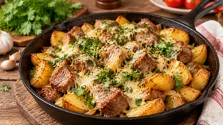 Вроде картошка да свинина, а вкус ярче обычного рагу: готовлю вкуснейшее грузинское оджахури — гости оторваться не могут