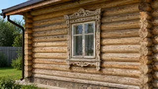 Почерневший деревянный дом снова стал светлым: копеечное средство работает моментально — совет соседа-пенсионера