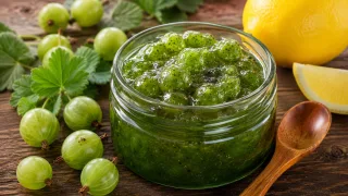 Крыжовник не варю — делаю «Изумрудный» джем с лимоном: кисло-сладкая вкуснятина к чаю в зимние вечера