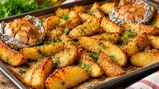 Не варю и не жарю: картошку теперь запекаю с чесноком и зеленью — золотистая корочка и аромат на весь подъезд