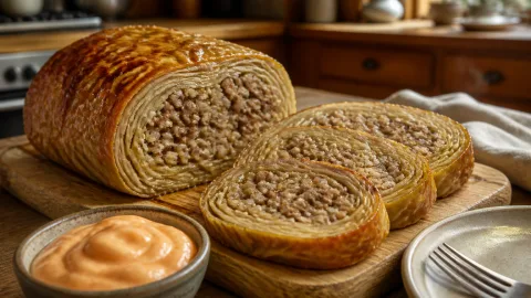 Рулет «Большой голубец»: завернула мясо в 15 капустных листьев – и в духовку, без возни