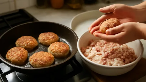 Хватит есть «сухие» котлеты: кладу 150 г дешевого продукта – сок течет по пальцам, вкусные даже через неделю