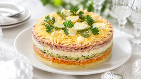 Салат «Королевская мантия» за 30 минут: вкуснее «Оливье» и «Шубы» - придумали именитые шефы