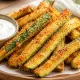Кабачковые палочки в духовке — хрустят как картошка фри, только без капли жира: дети тут же сметают полезную закуску