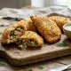 Беру куриный фарш, грибы и сыр: получаю сочнейшие чебуреки без теста — ни муки, ни масла