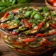 Собираю свежие овощи и зелень: получается отпадная закуска «Кубаночка» — на нее уходит весь летний урожай