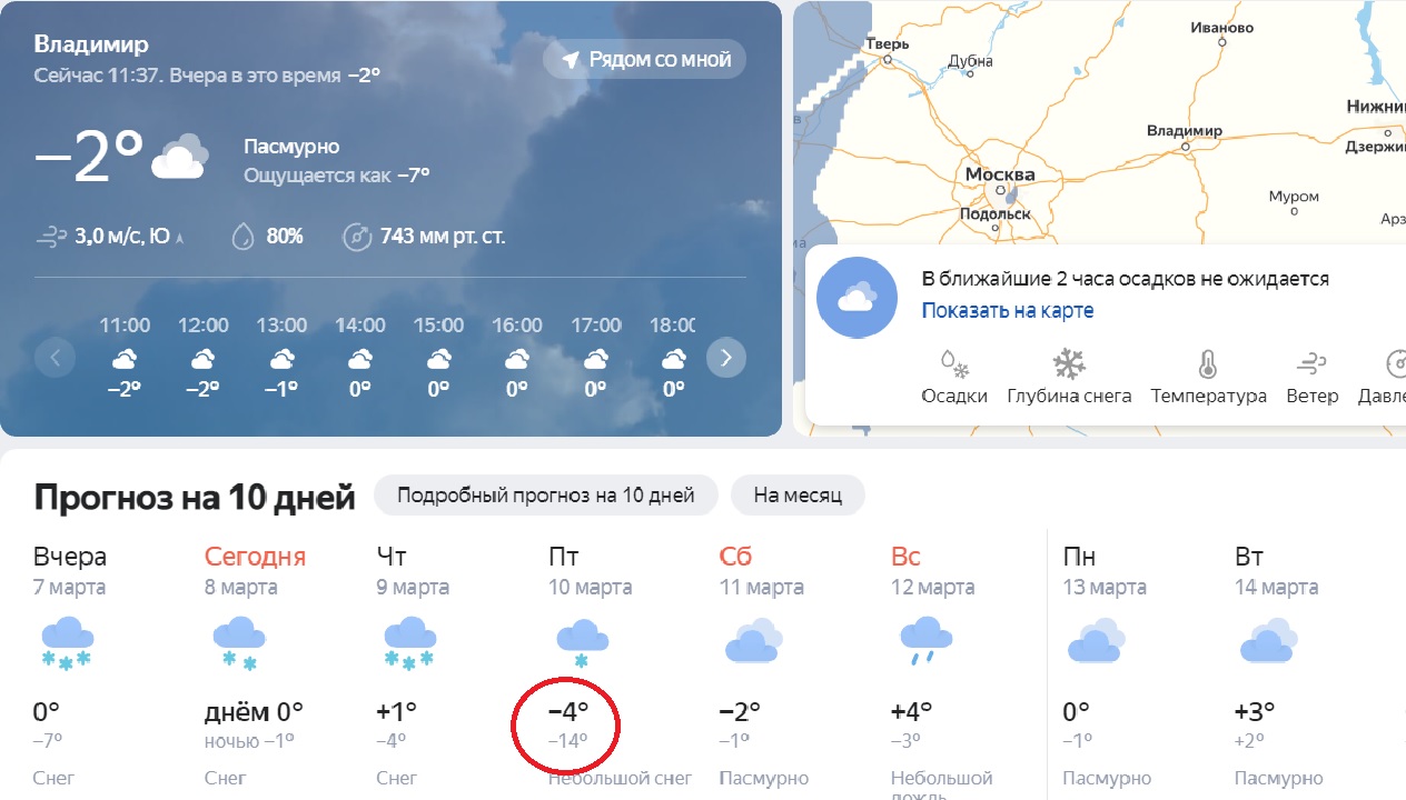 ЯндексПогода ЯндексПогода